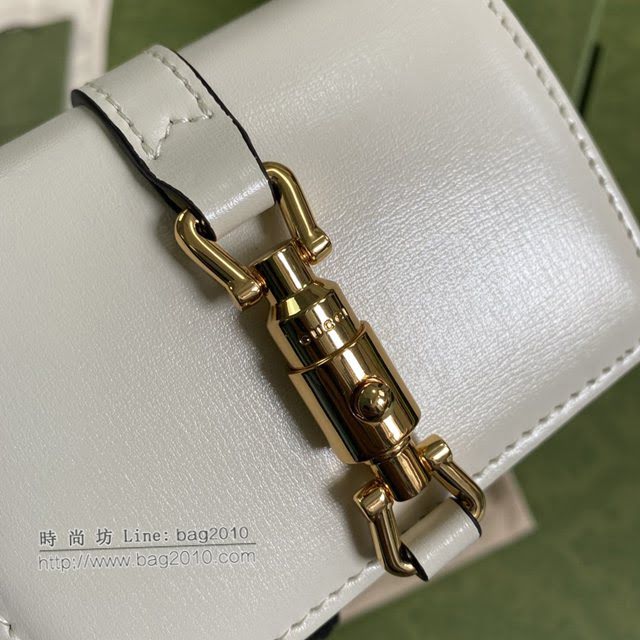 Gucci专柜新款女包, 古驰jackie 1961小巧卡包 Gucci短夹零钱包 645536  gdj1701